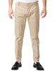 Pantalone uomo entre amis ecru tasca america in gabardina