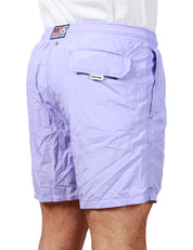 COSTUME DA BAGNO UOMO MC 2 SAINT BARTH LILLA IN TESSUTO LEGGERO CON ETICHETTA POSTERIORE PANTONE E COULISSE IN VITA