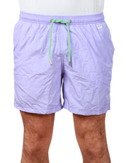 COSTUME DA BAGNO UOMO MC 2 SAINT BARTH LILLA IN TESSUTO LEGGERO CON ETICHETTA POSTERIORE PANTONE E COULISSE IN VITA