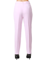 PANTALONE DONNA PINKO ROSA IN CRèPE STRETCH A GAMBA DRITTA