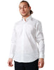 Camicia uomo portofiori bianca a manica lunga slim fit