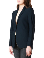 Giacca slim fit monopetto in tessuto tecnico bistretch nido d'ape
