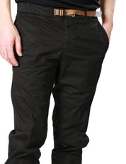 PANTALONE UOMO WHITESAND NERO MODELLO GREG