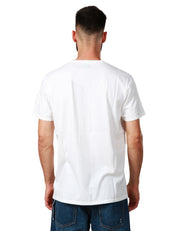 T-SHIRT UOMO BOWERY ESSENTIAL BIANCA GIROCOLLO 100% COTONE