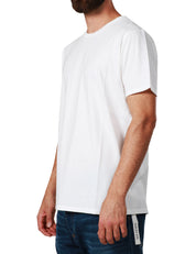 T-SHIRT UOMO BOWERY ESSENTIAL BIANCA GIROCOLLO 100% COTONE