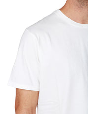 T-SHIRT UOMO BOWERY ESSENTIAL BIANCA GIROCOLLO 100% COTONE