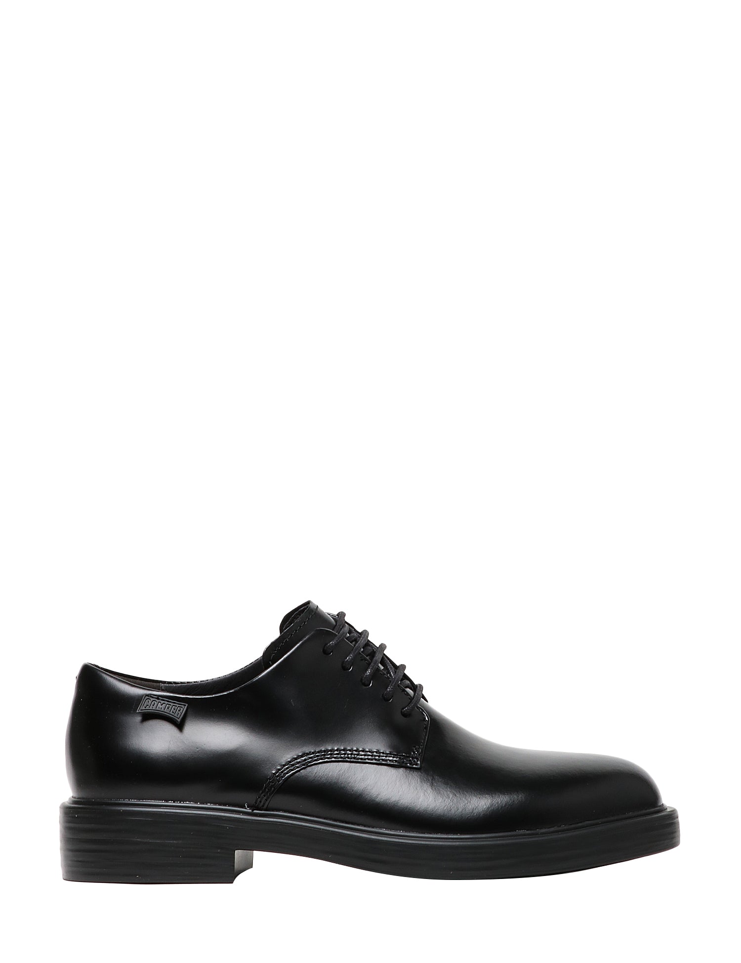 SCARPA UOMO CAMPER DEAN NERA IN PELLE LISCIA CON LACCI E SUOLA EVA XL EXTRALIGHT