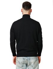 CARDIGAN UOMO KANGRA MANICA LUNGA COLLO IN PIEDI CON BOTTONI IN TONO 100 % LANA MERINO EXTRAFINE