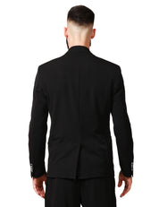GIACCA UOMO OFFICINA 36 1446 BONNIE NERA MONOPETTO CON DUE BOTTONI E TASCHE CON PATTA