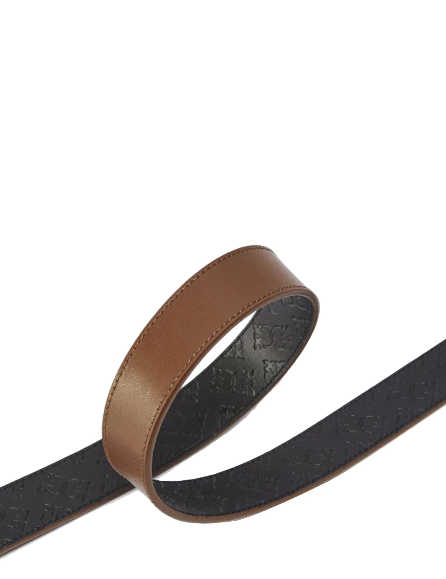 2 Cinture Punk Donna Con Doppia Fibbia - In Pelle Sintetica Nera E Bianca, Taglia M - Foto 5