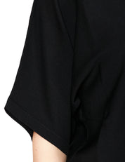 MAGLIA DONNA ALPHA STUDIO NERA TAGLIO KIMONO CON SCOLLO A BARCA IN VISCOSA