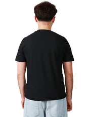 T-SHIRT UOMO ALPHA STUDIO NERA GIROCOLLO ICE COTTON