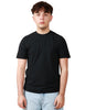 T-shirt uomo alpha studio nera girocollo ice cotton