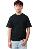 T-shirt uomo alpha studio nera girocollo relaxed fit