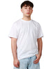 T-shirt uomo amaranto bianca girocollo in cotone