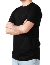 T-SHIRT UOMO AMARANTO NERA GIROCOLLO RELAXED FIT