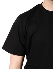 T-SHIRT UOMO AMARANTO NERA GIROCOLLO RELAXED FIT