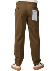 PANTALONE UOMO AMARANTO MILITARE CON PINCES DAVANTI
