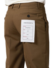 PANTALONE UOMO AMARANTO MILITARE CON PINCES DAVANTI