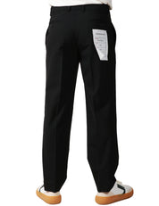 PANTALONE UOMO AMARANTO NERO CON PINCES DAVANTI