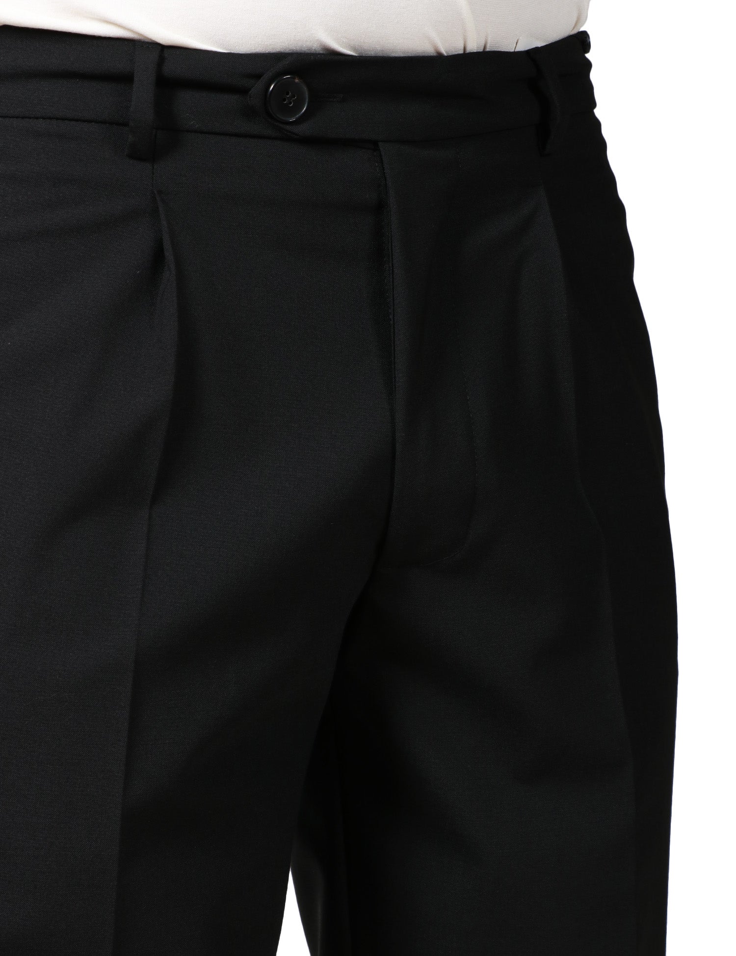 PANTALONE UOMO AMARANTO NERO CON PINCES DAVANTI