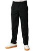 Pantalone uomo amaranto nero con pinces davanti