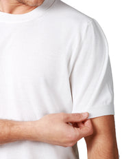T-SHIRT UOMO AMARANTO BIANCA