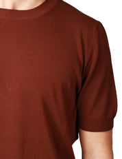 T-SHIRT UOMO AMARANTO MARRONE