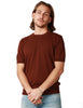 T-shirt uomo amaranto marrone
