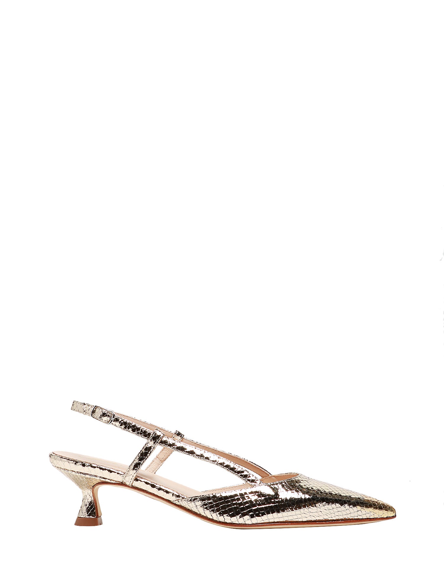 SCARPA CHANEL DONNA ANNA F. PLATINO CON MOTIVO SNAKE