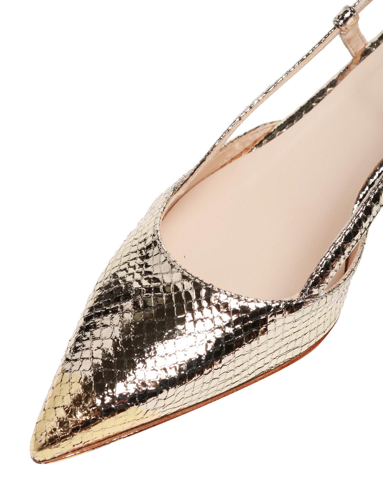 SCARPA CHANEL DONNA ANNA F. PLATINO CON MOTIVO SNAKE