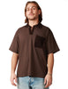 Polo uomo atomofactory moro mezza manica in jersey con taschino crochet