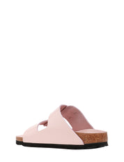 CIABATTA DONNA BIRKENSTOCK ARIZONA ROSA BIG BUCKLE SHINE CON DOPPIA FIBBIA ORO