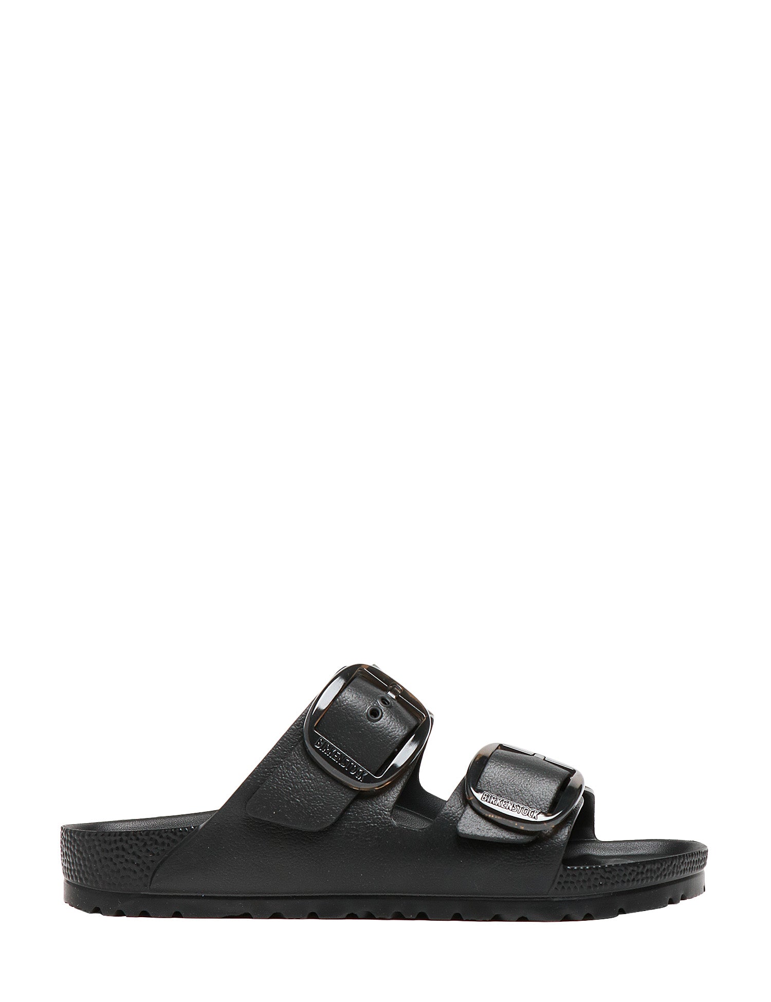 CIABATTA DONNA BIRKENSTOCK ARIZONA NERA IN PLASTICA EVA ULTRAGGERA CON DOPPIA FIBBIA