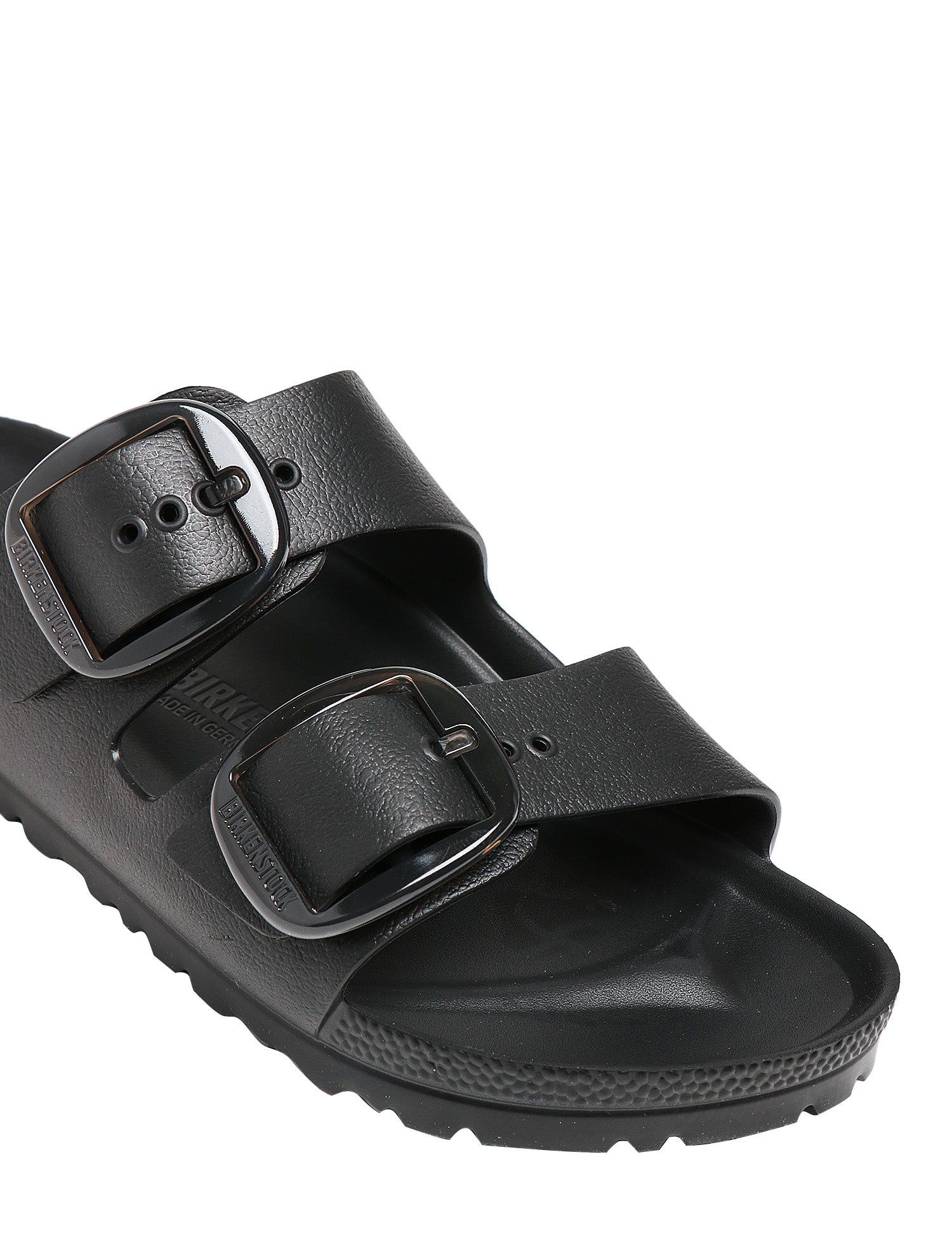 CIABATTA DONNA BIRKENSTOCK ARIZONA NERA IN PLASTICA EVA ULTRAGGERA CON DOPPIA FIBBIA