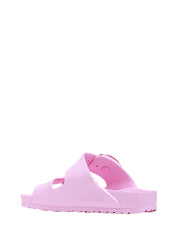 CIABATTA DONNA BIRKENSTOCK ARIZONA PINK IN PLASTICA ULTRALEGGERA CON DOPPIA FIBBIA