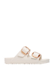 CIABATTA DONNA BIRKENSTOCK ARIZONA EGGSHELL IN PLASTICA EVA ULTRALEGGERA CON DOPPIA FIBBIA