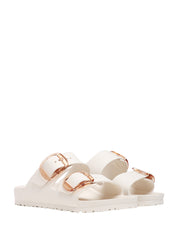 CIABATTA DONNA BIRKENSTOCK ARIZONA EGGSHELL IN PLASTICA EVA ULTRALEGGERA CON DOPPIA FIBBIA