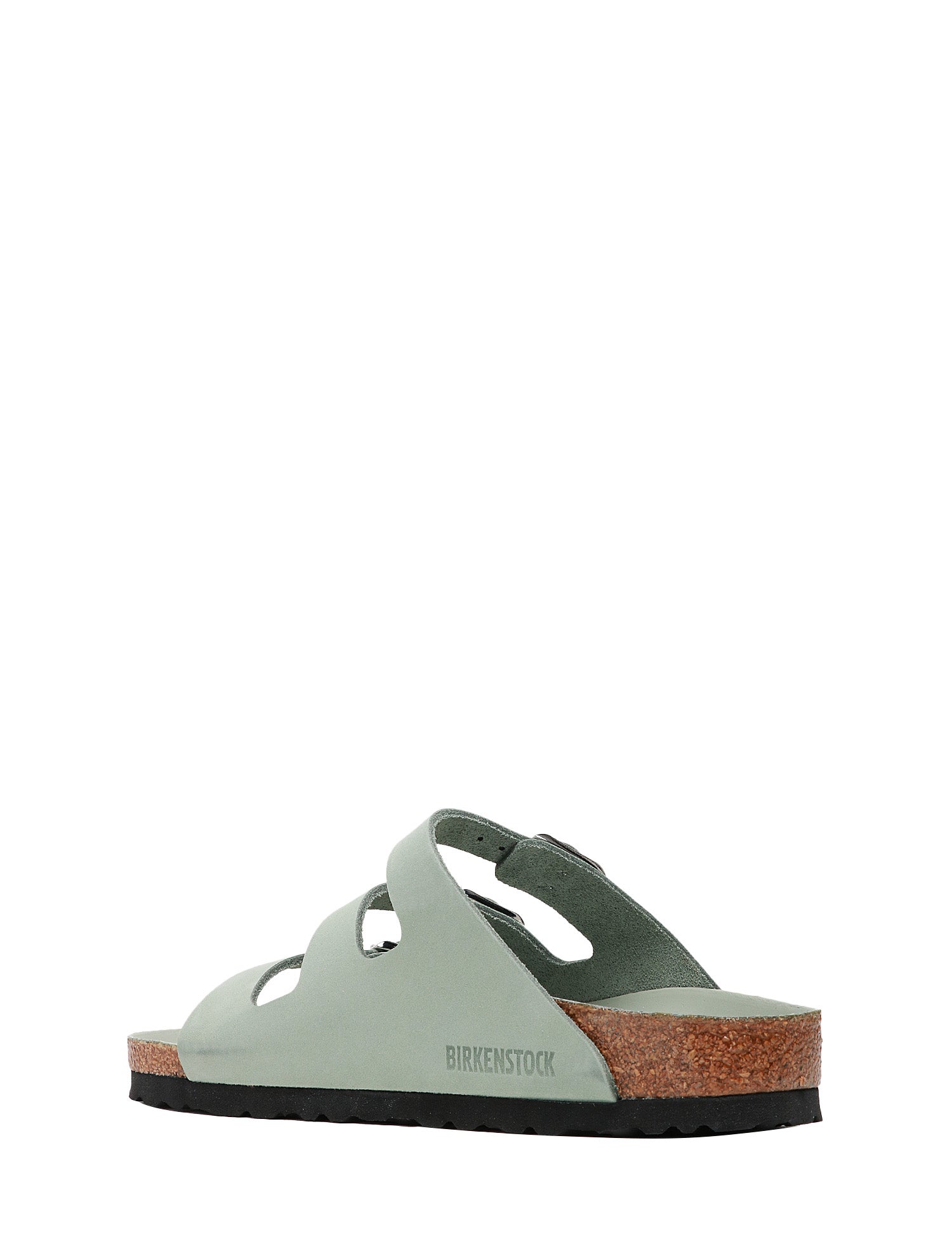 CIABATTA DONNA BIRKENSTOCK FLORIDA SALVIA IN PELLE NABUK CON TRE CINTURINI