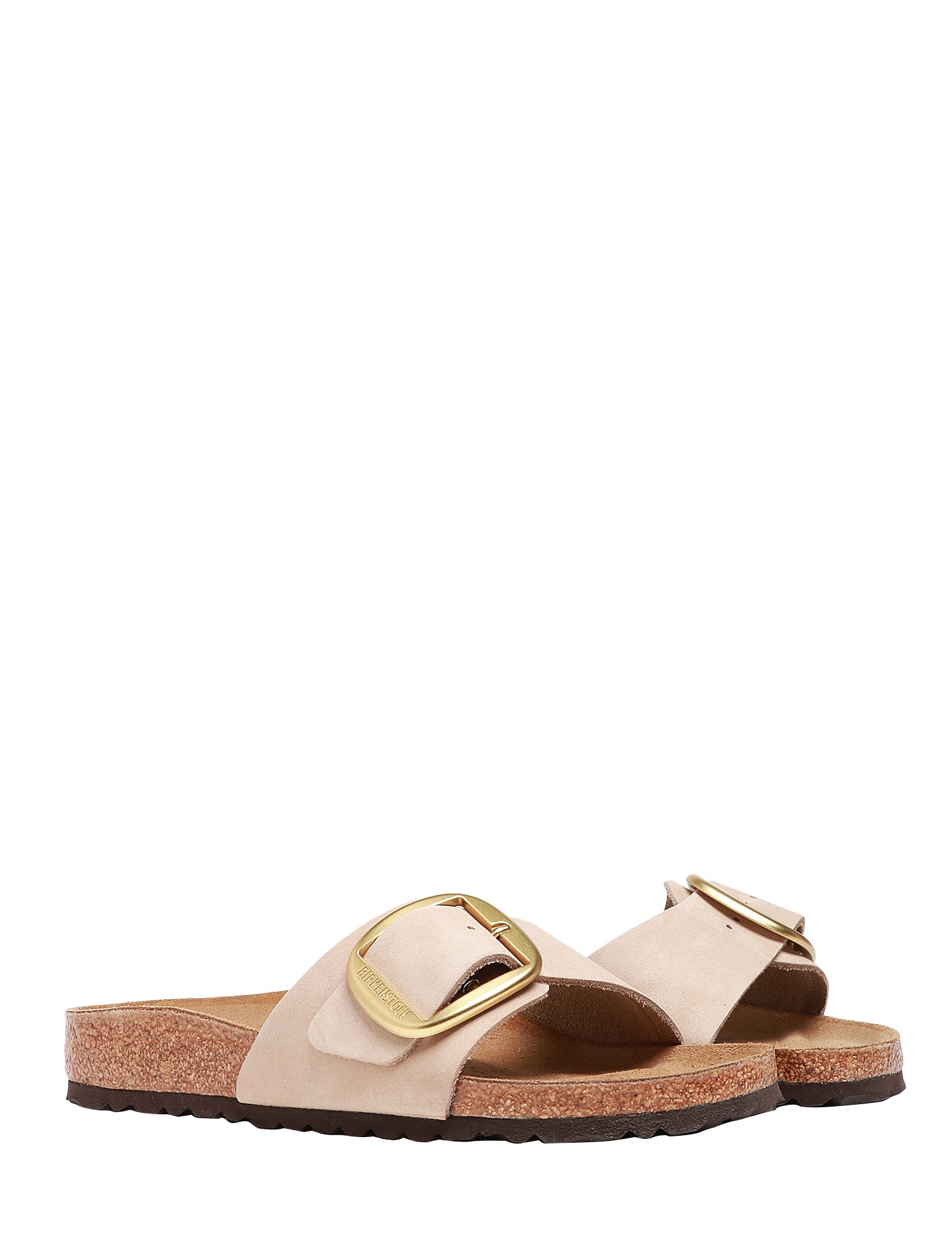 CIABATTA DONNA BIRKENSTOCK MADRID SANCASTLE IN PELLE NABUK OLIATA CON SINGOLA FIBBIA E PLANTARE IN SUGHERO E LATTICE