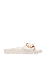 CIABATTA DONNA BIRKENSTOCK MADRID EGGSHELL IN PLASTICA EVA ULTRALEGGERA CON FIBBIA SINGOLA