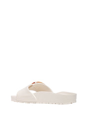 CIABATTA DONNA BIRKENSTOCK MADRID EGGSHELL IN PLASTICA EVA ULTRALEGGERA CON FIBBIA SINGOLA
