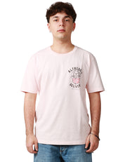 T-SHIRT UOMO BOWERY PINK CON STAMPA GATTO