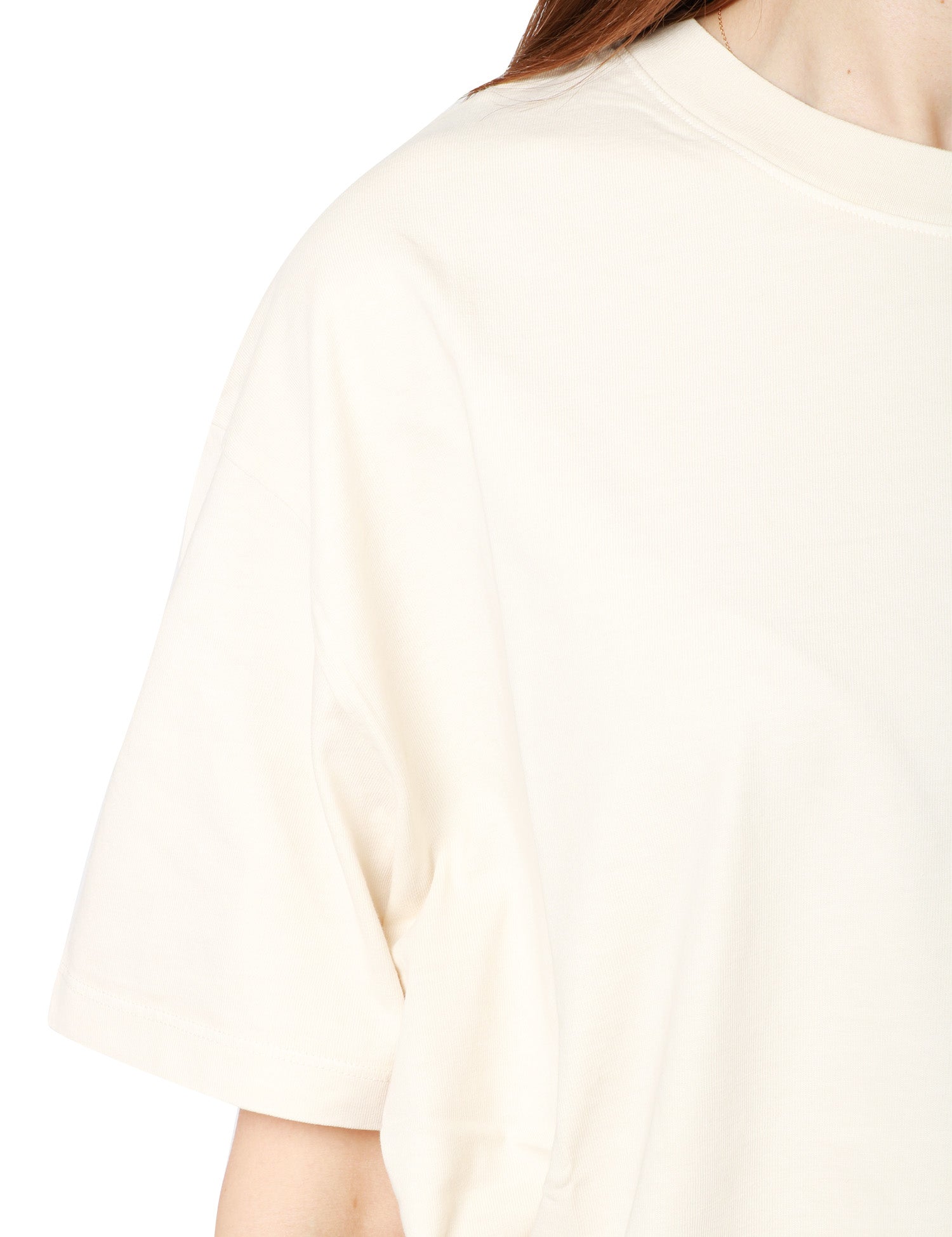 T-SHIRT DONNA CHS JARED BIANCA GIROCOLLO OVER IN JERSEY