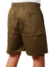 BERMUDA UOMO CALIFORNIA POSH VERDE MLITARE IN COTONE CON COULISSE