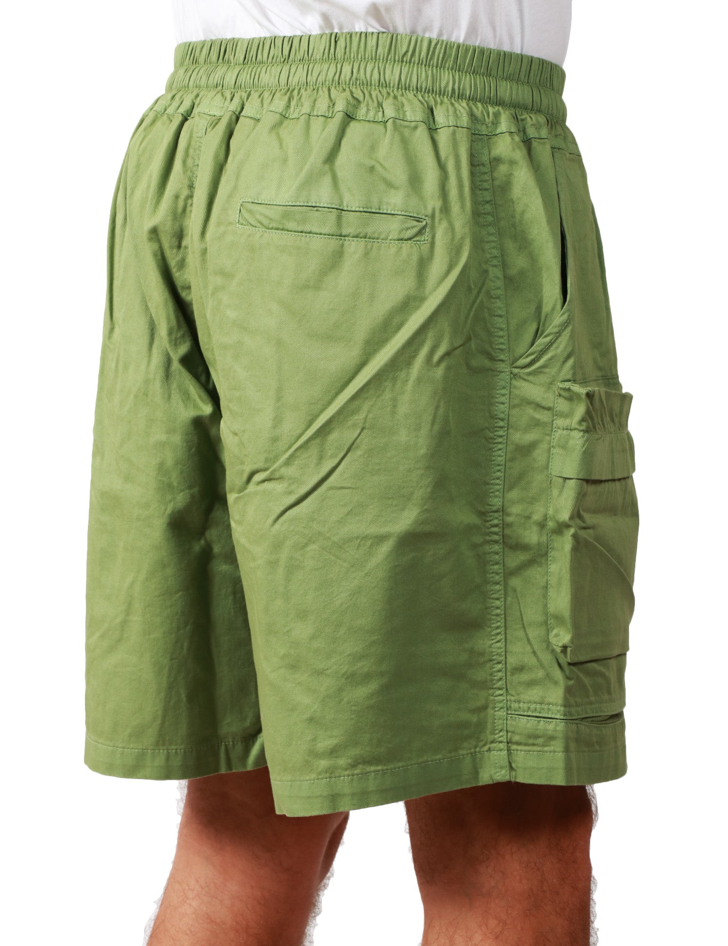 BERMUDA UOMO CALIFORNIA POSH VERDE CON TASCONI DAVANTI E COULISSE IN VITA