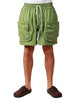 Bermuda uomo california posh verde con tasconi davanti e coulisse in vita