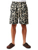 Bermuda uomo california posh black/gold camouflage con coulisse e pinces davanti