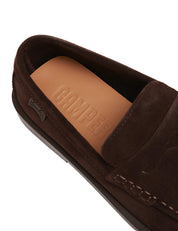 SCARPA MOCASSINO UOMO DON CAMPER MARRONE IN NABUK E SUOLA EVA EXTRALIGHT