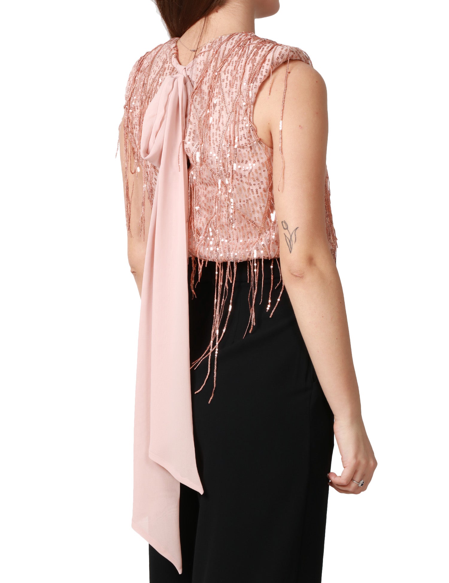 TUTA INTERA DONNA CAROL RUIZ ROSA/NERO